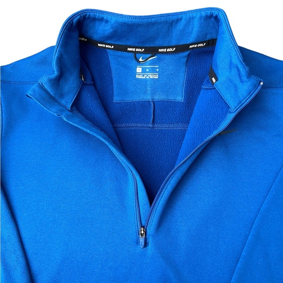 Men’s Nike Golf Royal Blue Half Zip Pullover Sweatshirt Size Medium - Picture 4 of 11